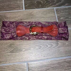 Anthropologie Miss Albright Dewy sash leather belt